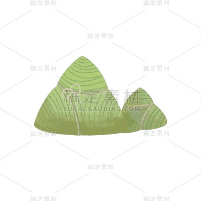 卡通感端午节粽子元素贴纸