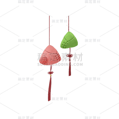 卡通感端午节粽子元素贴纸