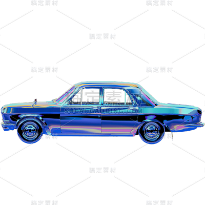 C4D-汽车流光概念元素