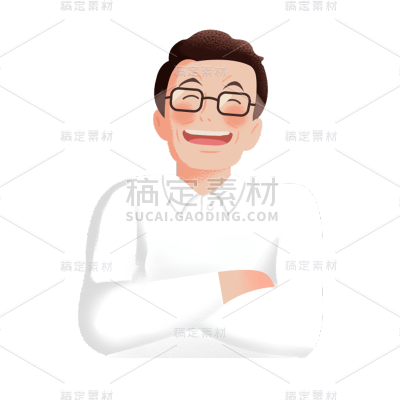 男孩元素卡通贴纸