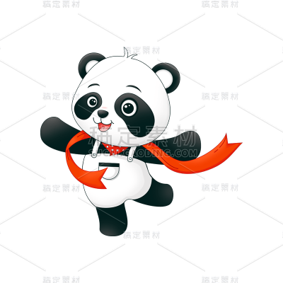 传统节气白露熊猫元素