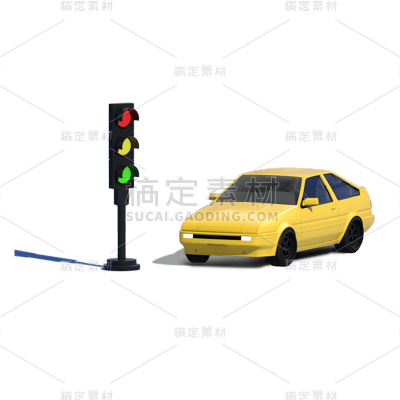 3D汽车元素贴纸