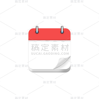 卡通感劳动节日历元素贴纸