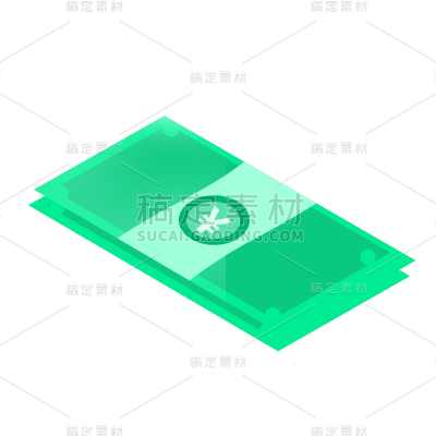 卡通感金融纸币元素