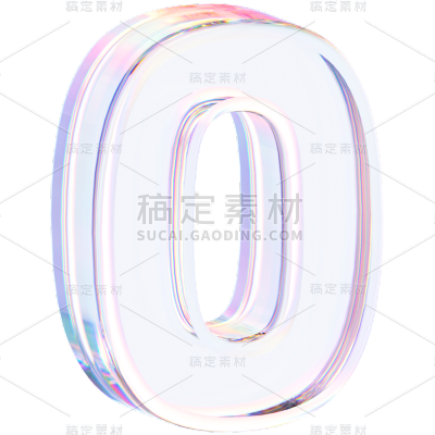 C4D-数字玻璃元素