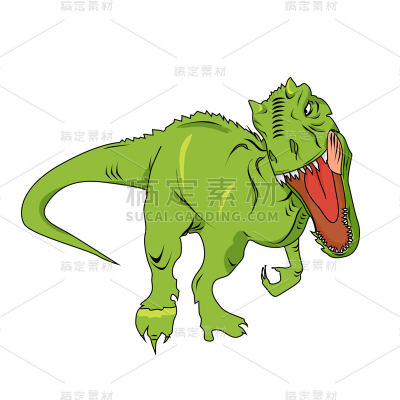 卡通感教育行业恐龙元素