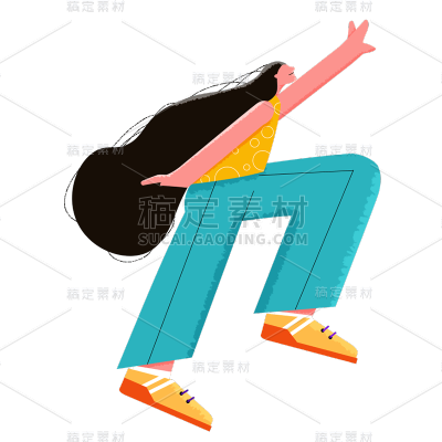 卡通感教育培训人物元素