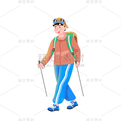 卡通感教育行人物元素