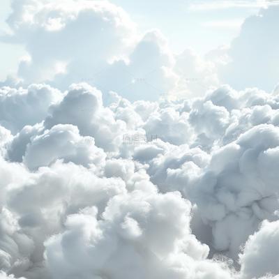 insMind Fluffy Clouds Sky Creative Background