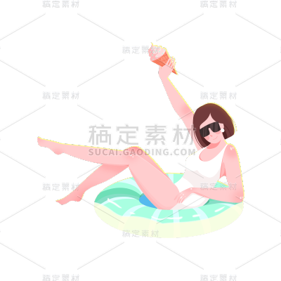 卡通感金融行业人物元素