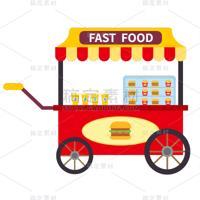 SVG-零食小推车贴纸