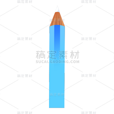 插画铅笔元素贴纸