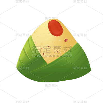卡通感端午节粽子元素贴纸
