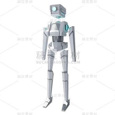 C4D-智能机器人创意贴纸