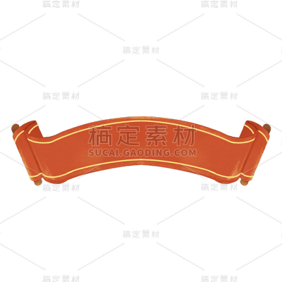 中国风春节横幅元素贴纸