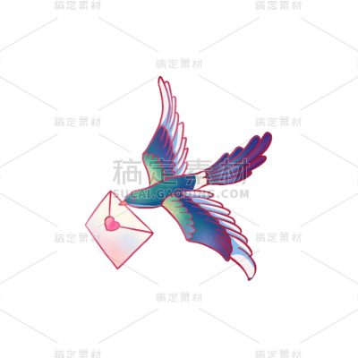 七夕情人节喜鹊