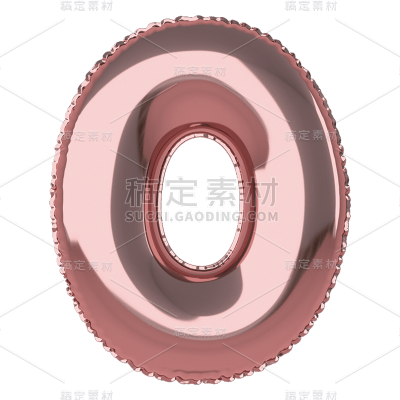 亮面气球数字装饰C4D-0