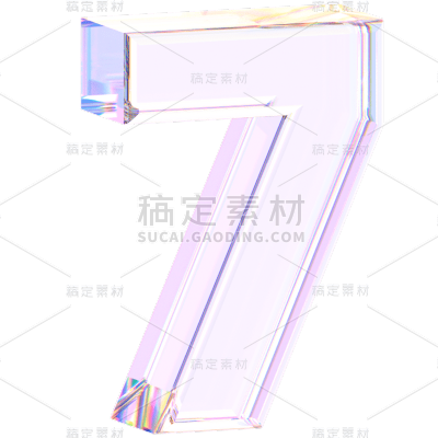 C4D-数字玻璃元素