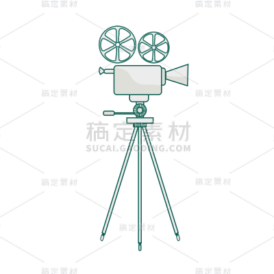 卡通感摄像机元素贴纸