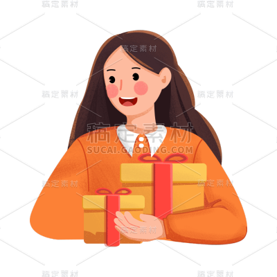卡通感教育培训女生元素