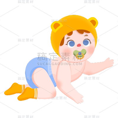 卡通感教育行业人物元素