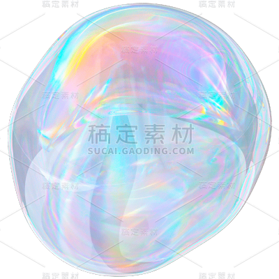C4D-气泡质感元素-圆球