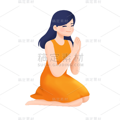 卡通感教育行业女人元素