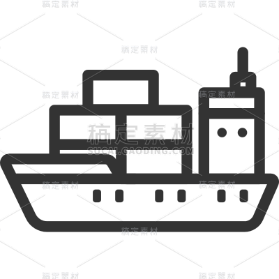通用黑色矢量物流信息图标元素素材