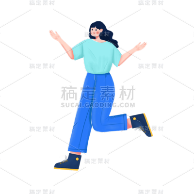 卡通感教育培训人物元素