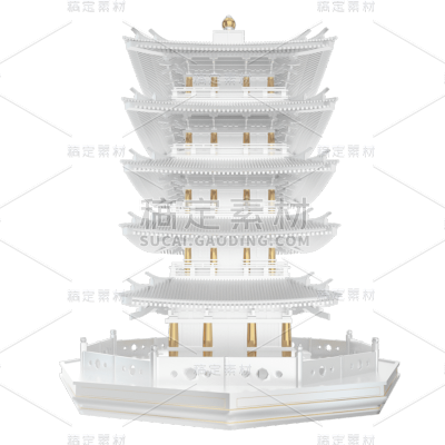 C4D-地产建筑元素