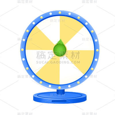卡通感圣诞节转盘元素