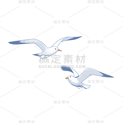 【元素拆分】教育培训海鸥元素