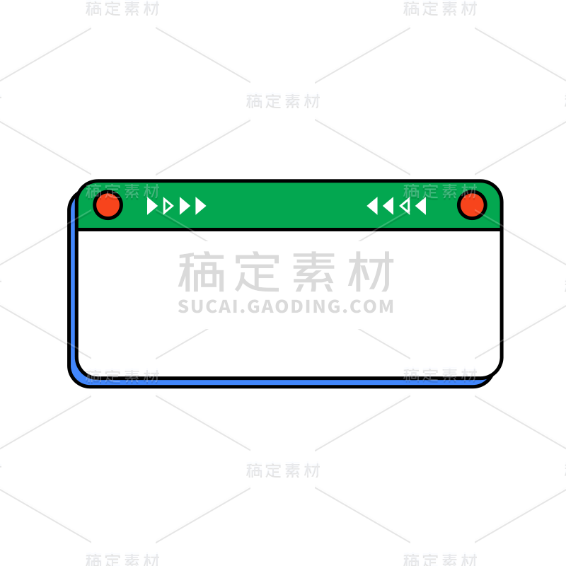 卡通感教育培训边框元素