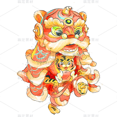 风拟人金融行业老虎元素