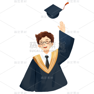 卡通感教育培训人物元素