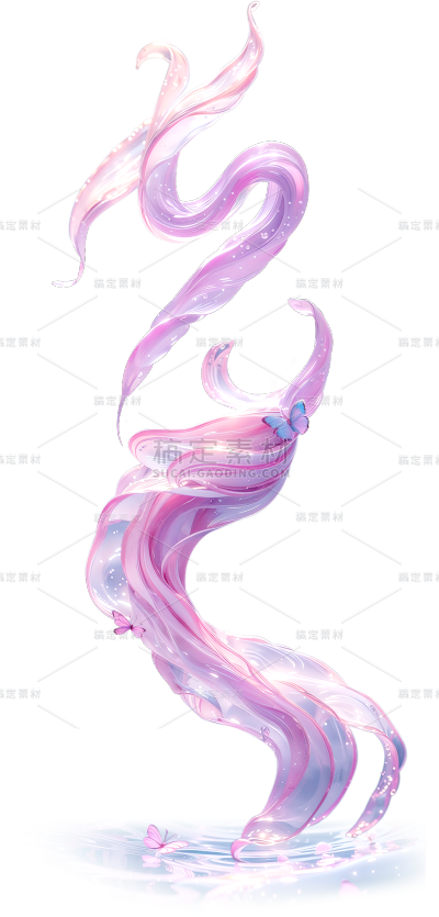 七夕情人节创意拖尾艺术字通用元素素材