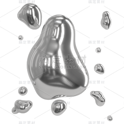 C4D-金属质感元素