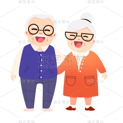 卡通感金融行业人物元素