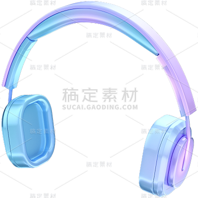 C4D-3D立体电子产品-耳机