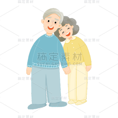 卡通感金融行业人物元素