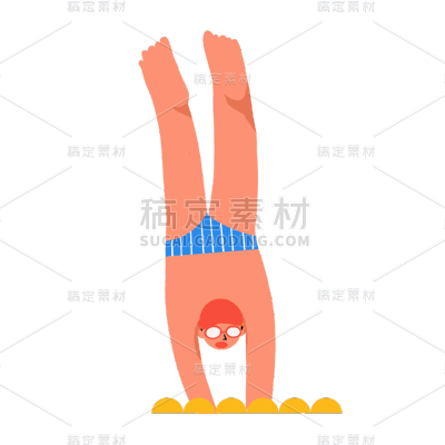 卡通感教育行人物元素
