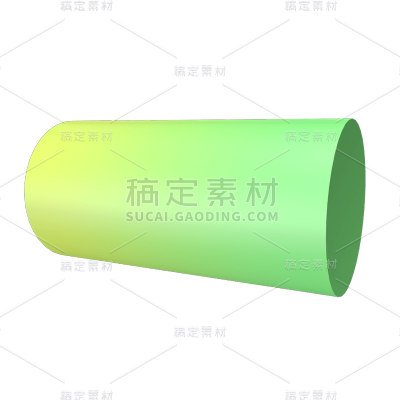 C4D-3D立体几何渐变装饰元素贴纸4