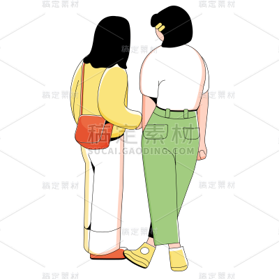 卡通感文体娱乐朋友元素 