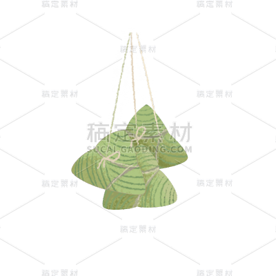 卡通感端午节粽子元素贴纸
