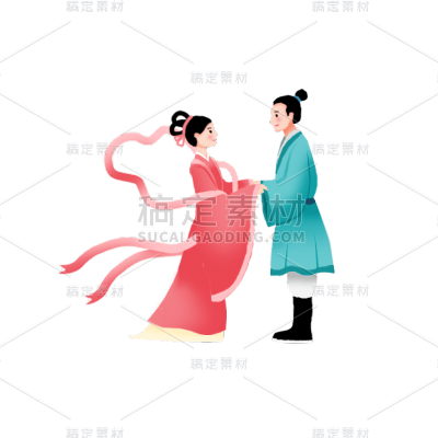 浪漫七夕情人节牛郎织女