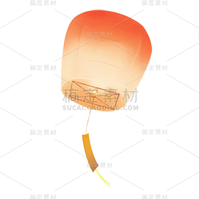 中国风中秋节灯笼元素贴纸