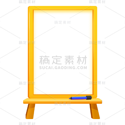卡通感教育培训画板元素