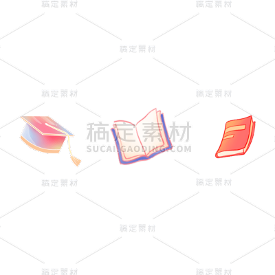可爱清新插画元素贴纸