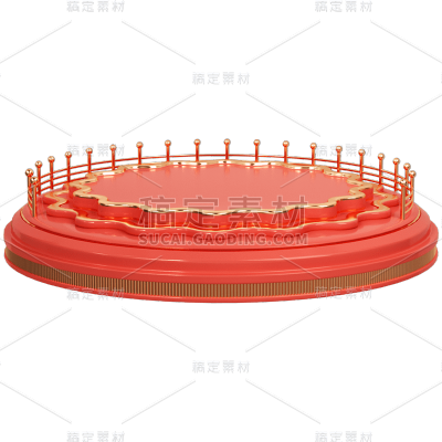 C4D-3D立体商品展台电商元素贴纸10