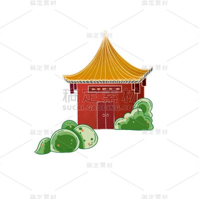 中国风端午节元素贴纸